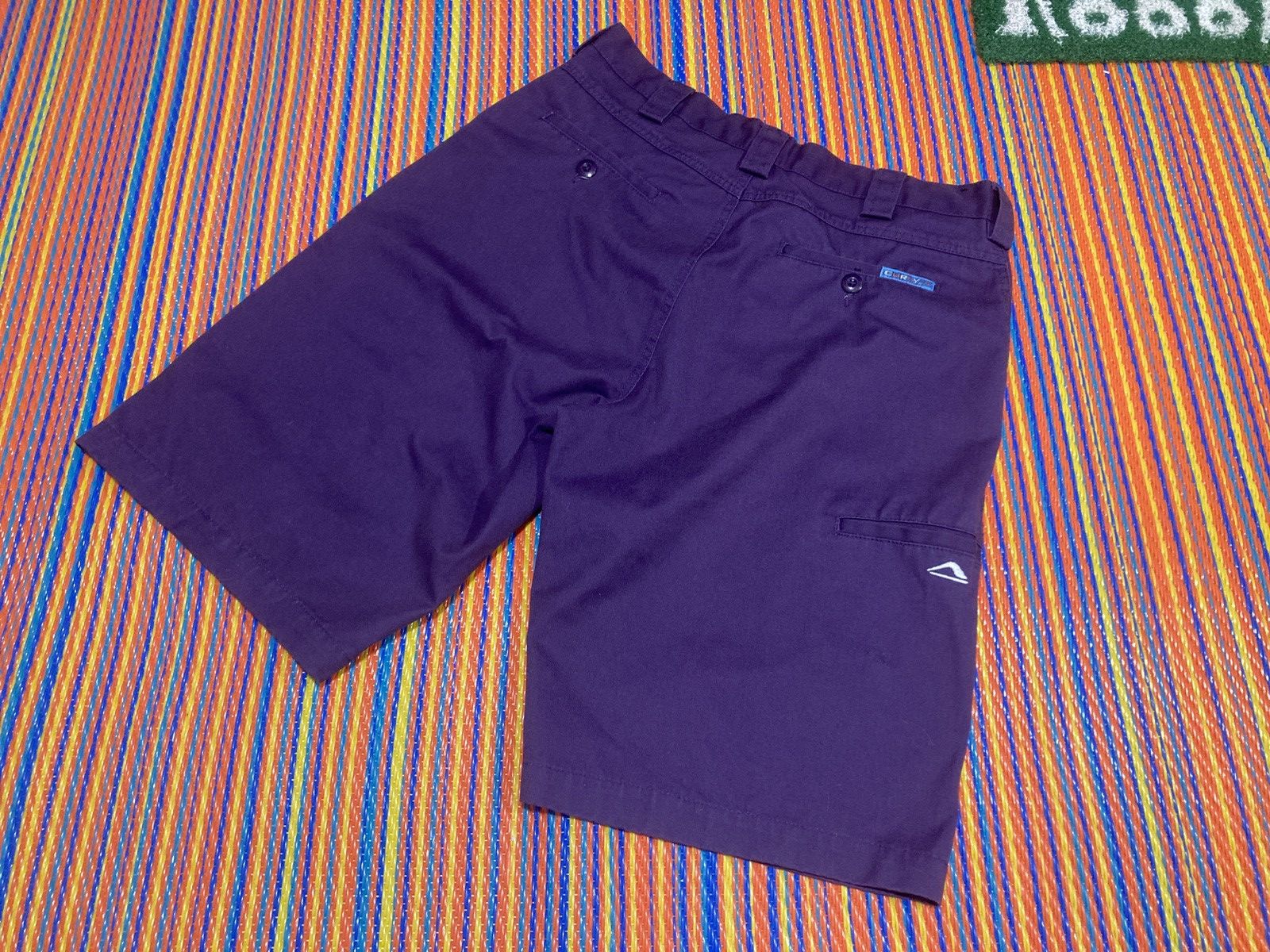 Vintage vintage 90’s y2k curly purple baggy work skate shorts Size US 38 / EU 54 - 3 Thumbnail