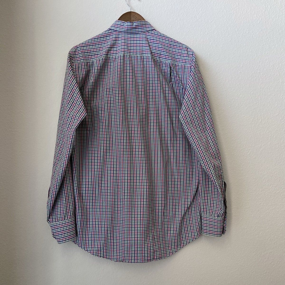 Southern Tide 🆕 Southern Tide Gingham Button Down - Navy, Green, Red Size US M / EU 48-50 / 2 - 2 Thumbnail