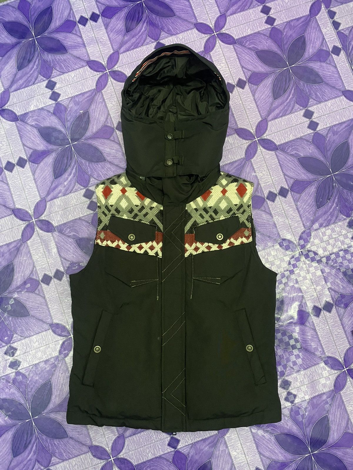 Marithe + Francois Girbaud MFG Puffer Vest Jacket With Hoded Size US M / EU 48-50 / 2 - 1 Thumbnail