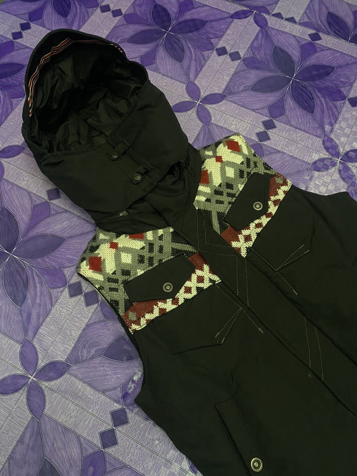 Marithe + Francois Girbaud MFG Puffer Vest Jacket With Hoded Size US M / EU 48-50 / 2 - 2 Thumbnail