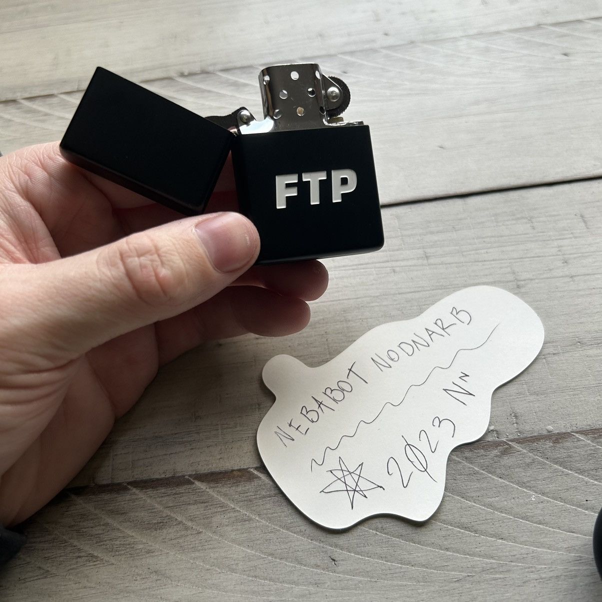Fuck The Population FTP FLiP CAP ZiPPO TYPE LiGHTER Size ONE SIZE - 1 Thumbnail