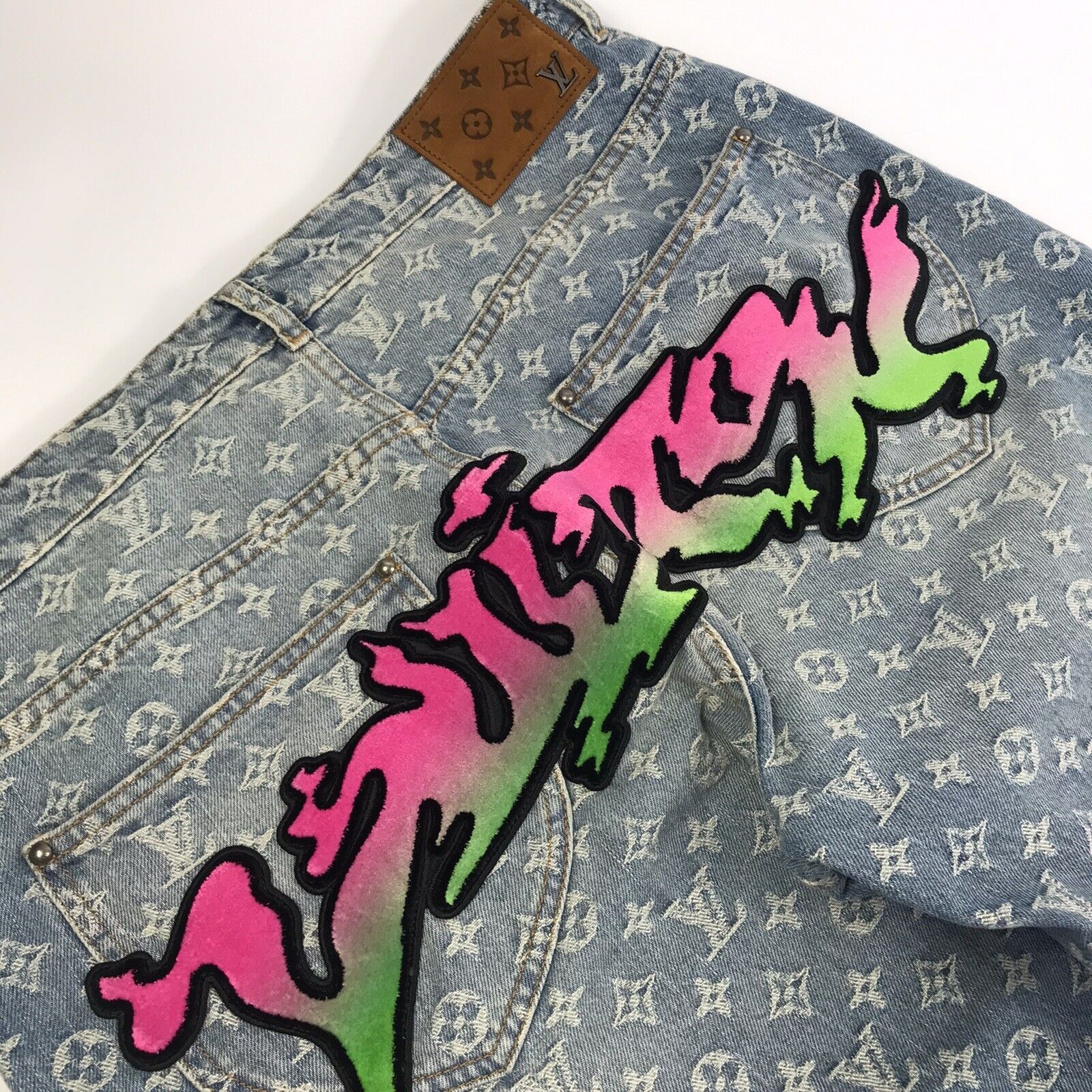 Louis Vuitton LOUIS VUITTON BAGGY TUFFETAGE DENIM INDIGO JEANS SIZE Size US 32 / EU 48 - 3 Thumbnail