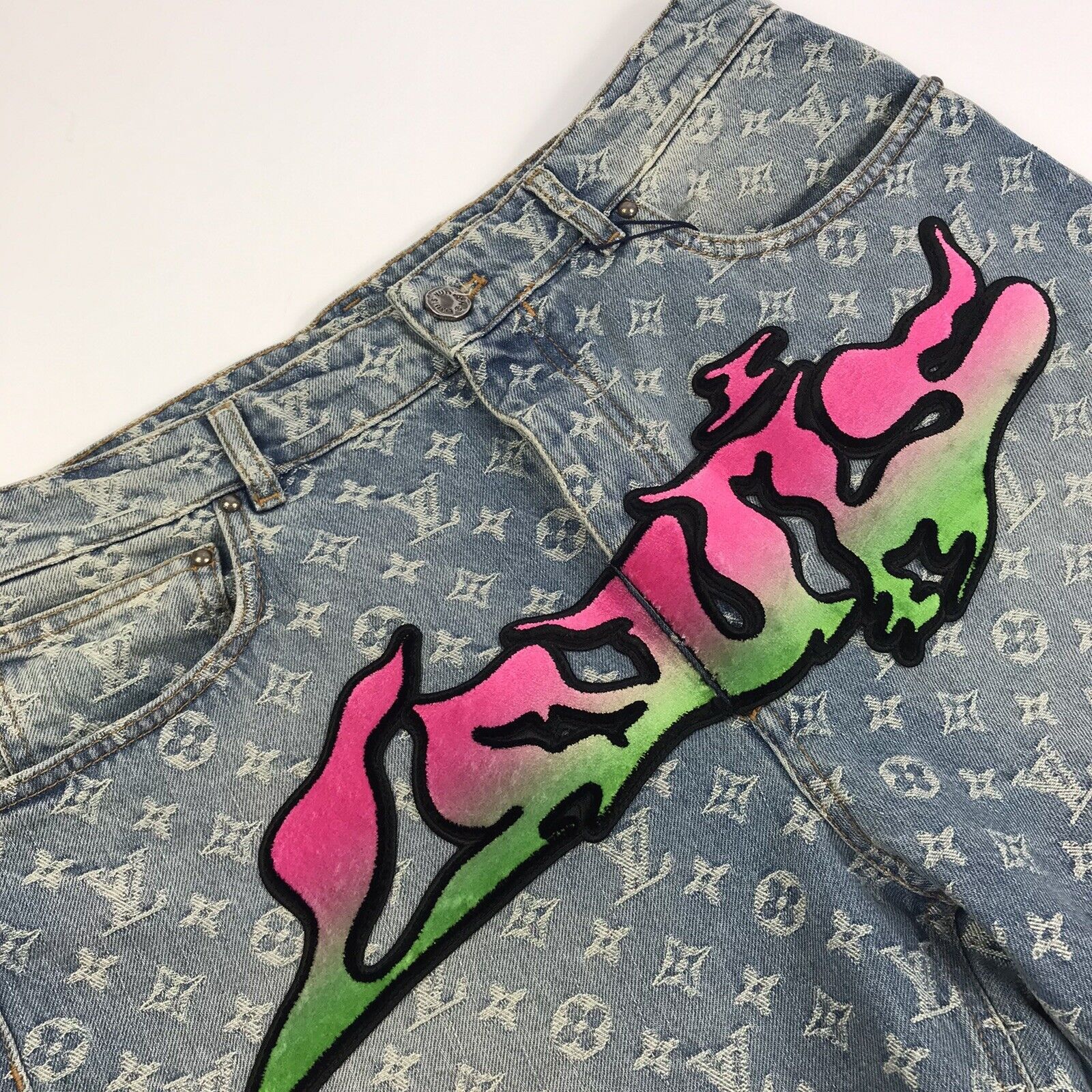 Louis Vuitton LOUIS VUITTON BAGGY TUFFETAGE DENIM INDIGO JEANS SIZE Size US 32 / EU 48 - 2 Thumbnail