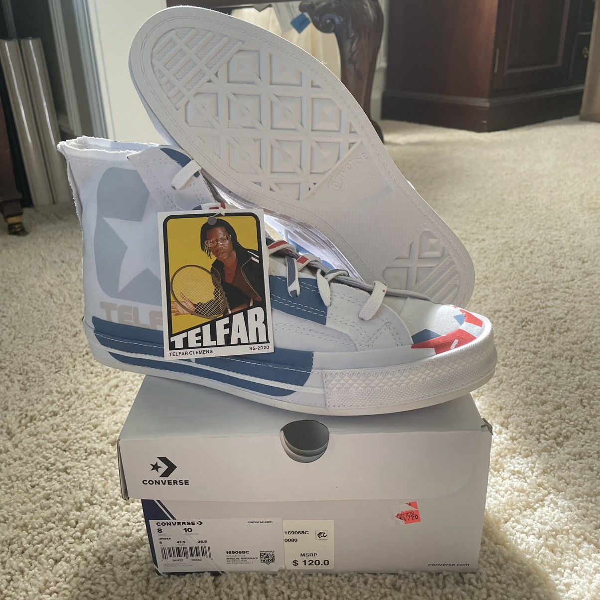 Converse × Telfar SPRiNG SUMMER 2020 CHUCK TAYLOR 70s ALL STAR Hi 169068C Size US 10 / IT 40 - 1 Thumbnail