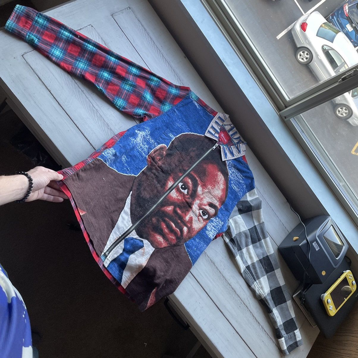 Supreme MLK ZiP UP FLANNEL SHiRT SPRiNG SUMMER 2018 PATCHWORK Size US M / EU 48-50 / 2 - 5 Thumbnail