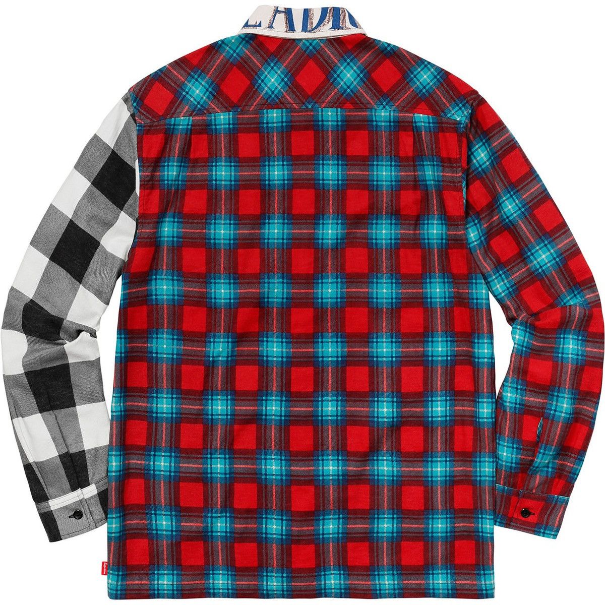 Supreme MLK ZiP UP FLANNEL SHiRT SPRiNG SUMMER 2018 PATCHWORK Size US M / EU 48-50 / 2 - 2 Thumbnail