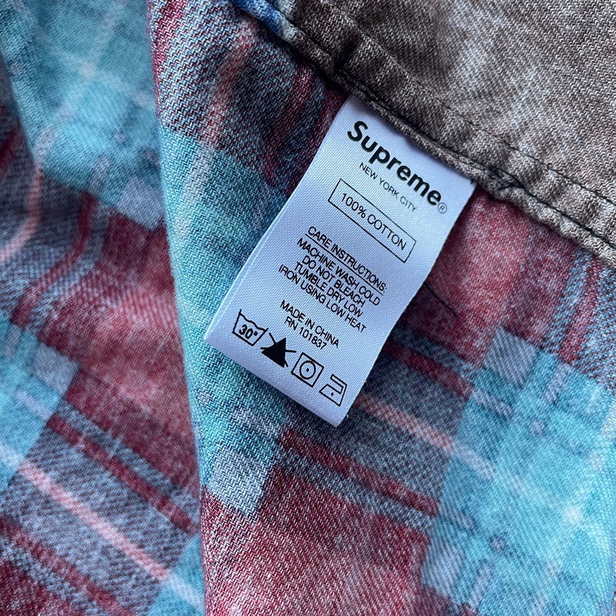 Supreme MLK ZiP UP FLANNEL SHiRT SPRiNG SUMMER 2018 PATCHWORK Size US M / EU 48-50 / 2 - 13 Thumbnail