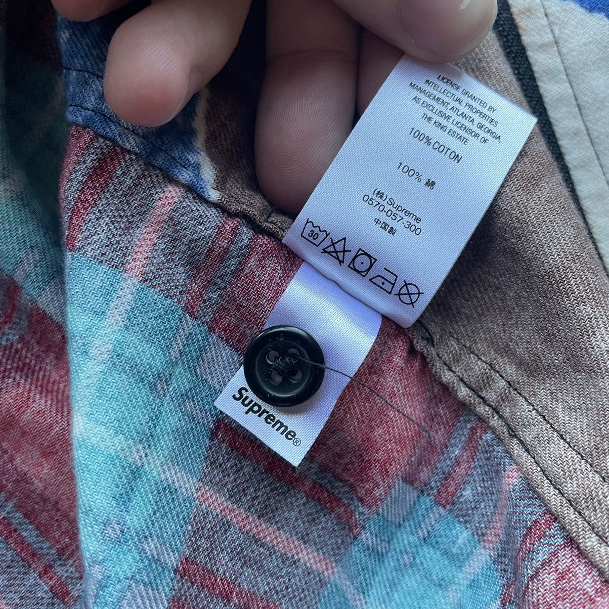 Supreme MLK ZiP UP FLANNEL SHiRT SPRiNG SUMMER 2018 PATCHWORK Size US M / EU 48-50 / 2 - 14 Thumbnail