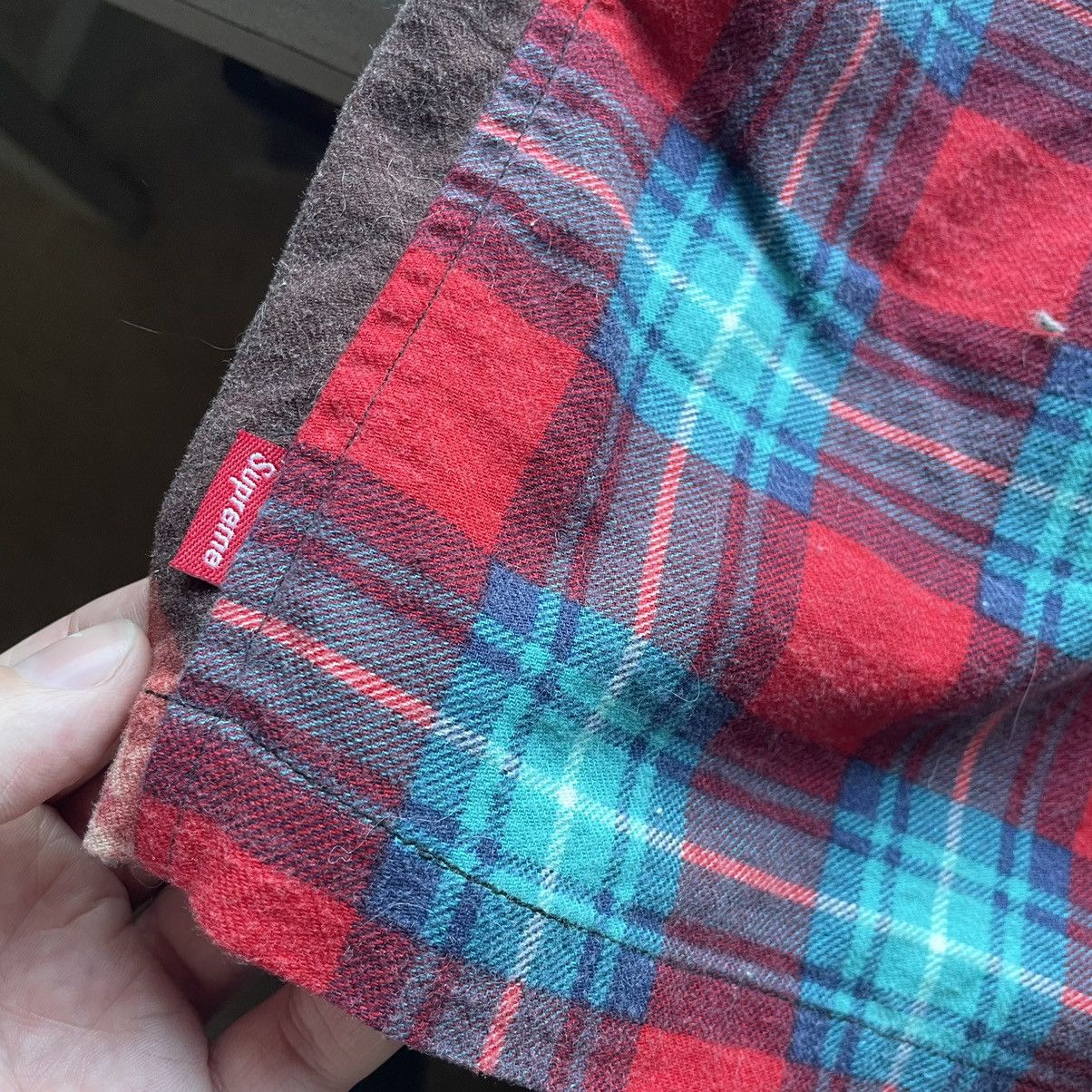 Supreme MLK ZiP UP FLANNEL SHiRT SPRiNG SUMMER 2018 PATCHWORK Size US M / EU 48-50 / 2 - 8 Thumbnail