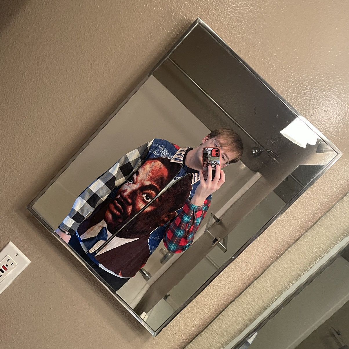Supreme MLK ZiP UP FLANNEL SHiRT SPRiNG SUMMER 2018 PATCHWORK Size US M / EU 48-50 / 2 - 17 Thumbnail