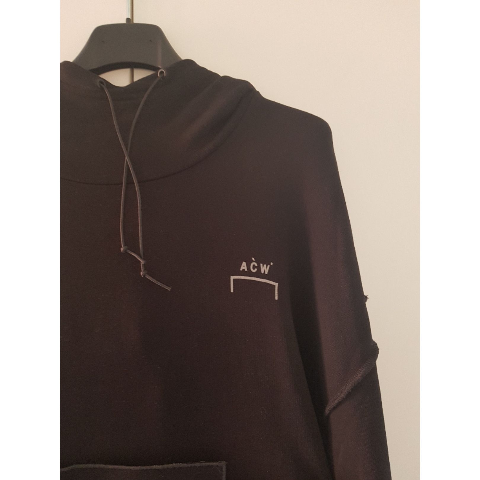 A-COLD-WALL* × Samuel Ross lightweight drop shoulder embroidered velcro patch hoodie Size US L / EU 52-54 / 3 - 4 Thumbnail