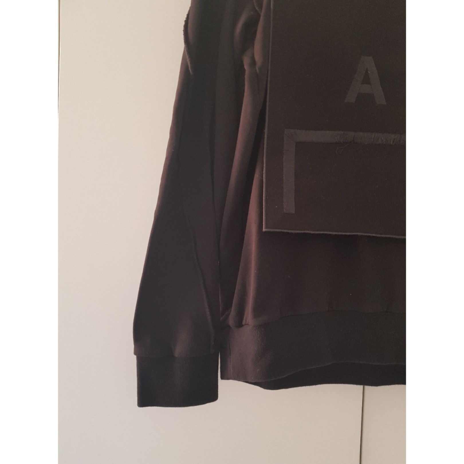 A-COLD-WALL* × Samuel Ross lightweight drop shoulder embroidered velcro patch hoodie Size US L / EU 52-54 / 3 - 6 Thumbnail