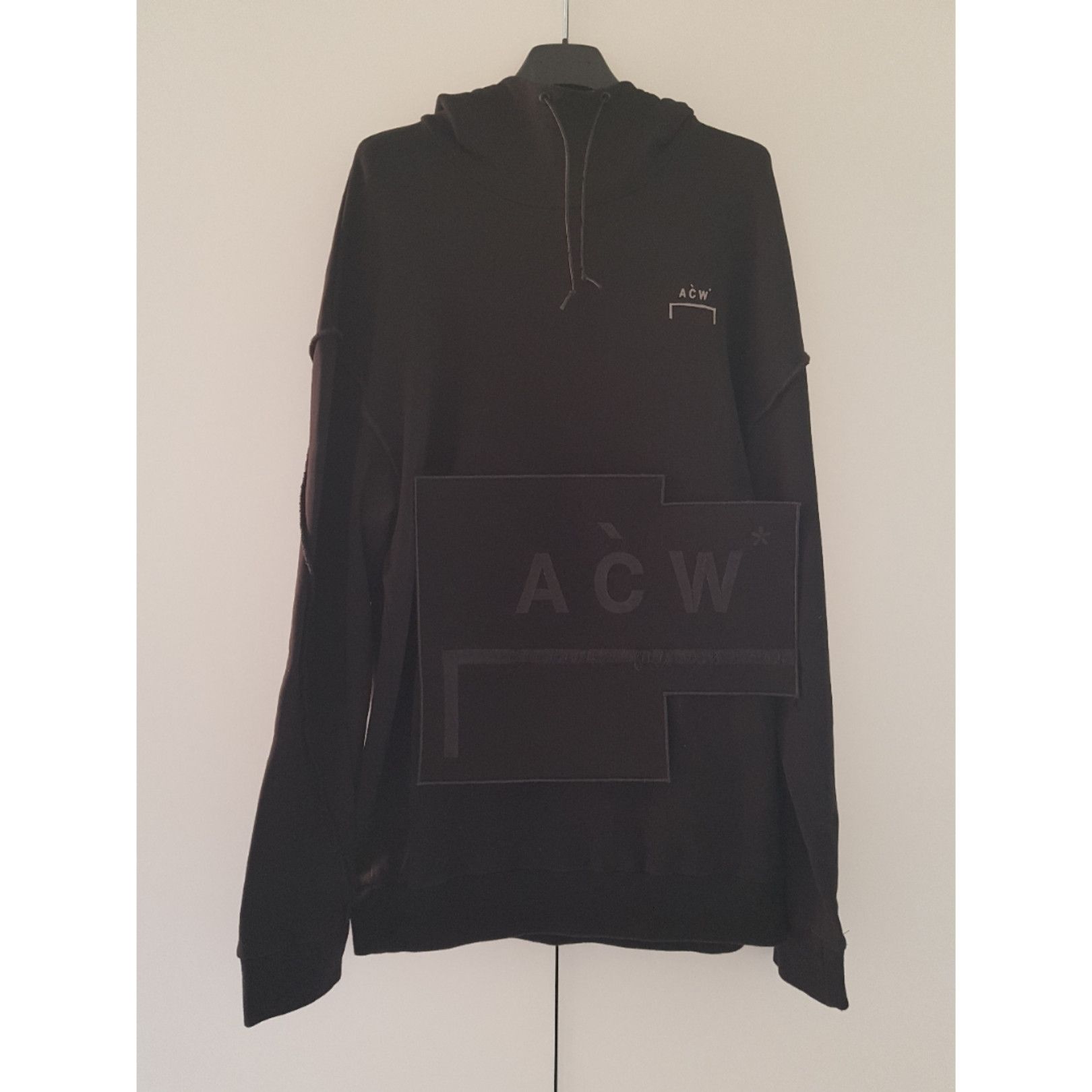 A-COLD-WALL* × Samuel Ross lightweight drop shoulder embroidered velcro patch hoodie Size US L / EU 52-54 / 3 - 5 Thumbnail