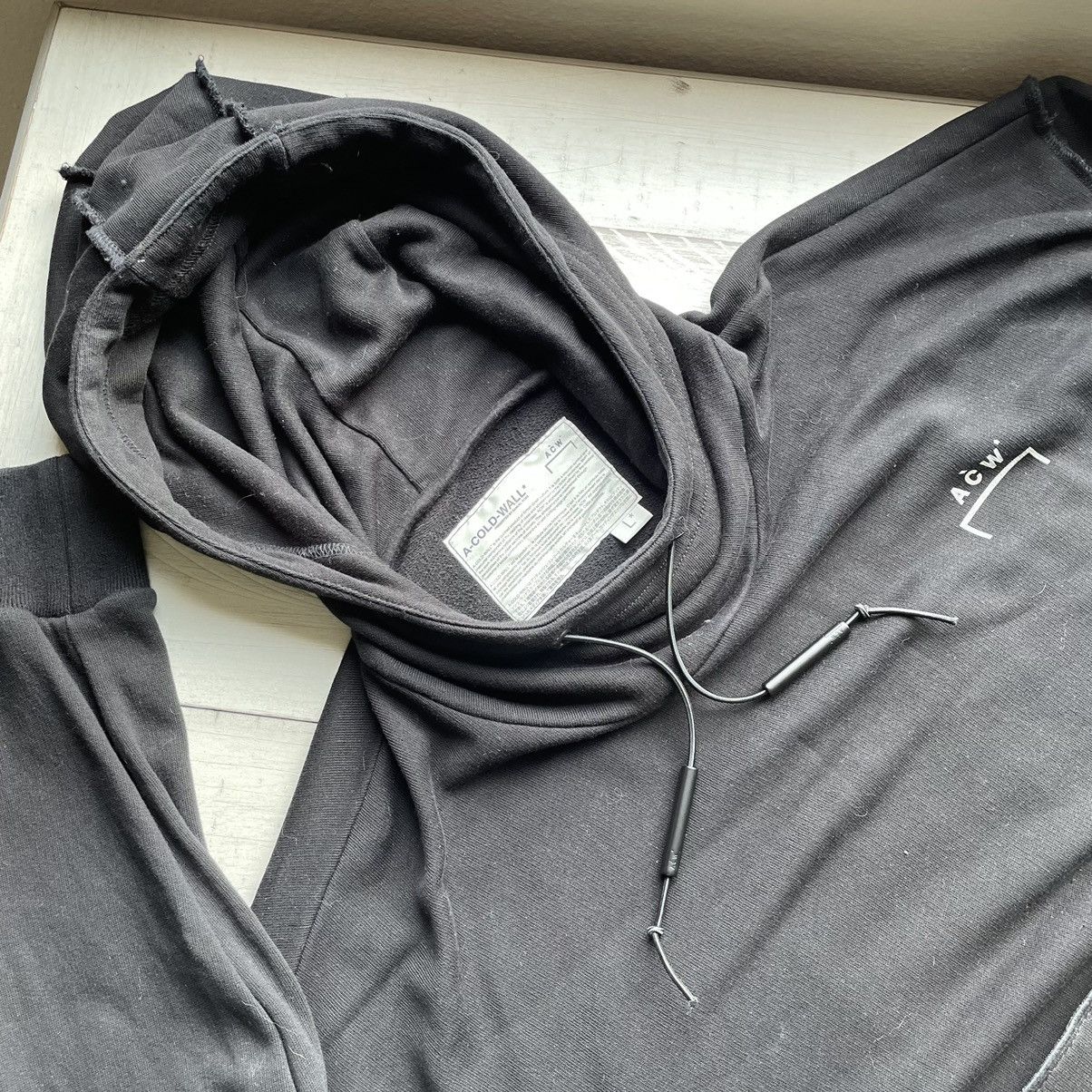 A-COLD-WALL* × Samuel Ross lightweight drop shoulder embroidered velcro patch hoodie Size US L / EU 52-54 / 3 - 23 Thumbnail