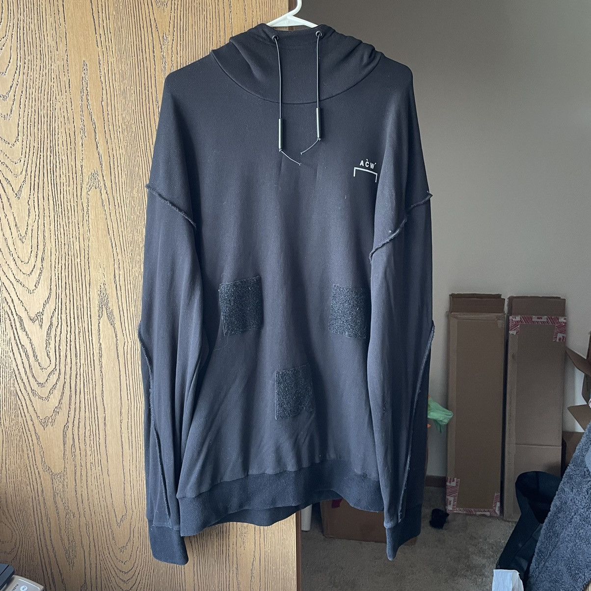 A-COLD-WALL* × Samuel Ross lightweight drop shoulder embroidered velcro patch hoodie Size US L / EU 52-54 / 3 - 10 Thumbnail