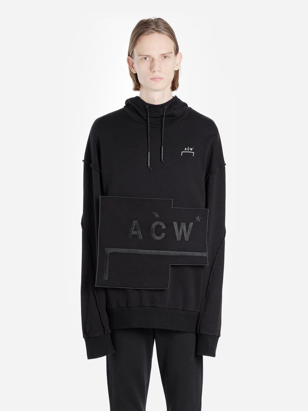 A-COLD-WALL* × Samuel Ross lightweight drop shoulder embroidered velcro patch hoodie Size US L / EU 52-54 / 3 - 1 Thumbnail
