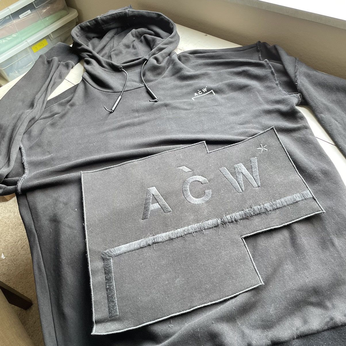 A-COLD-WALL* × Samuel Ross lightweight drop shoulder embroidered velcro patch hoodie Size US L / EU 52-54 / 3 - 21 Thumbnail