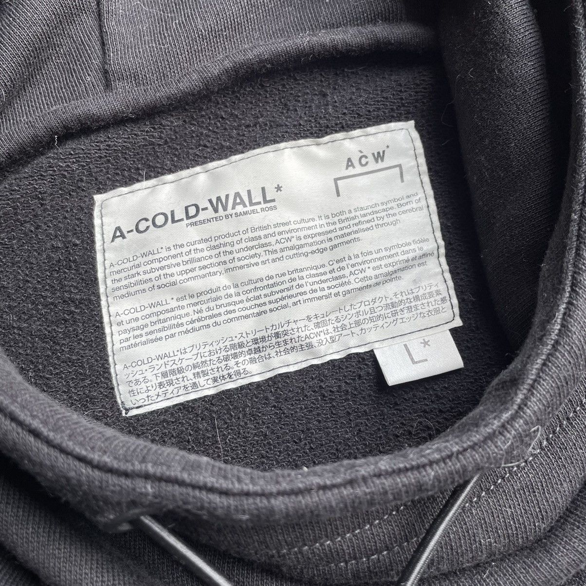A-COLD-WALL* × Samuel Ross lightweight drop shoulder embroidered velcro patch hoodie Size US L / EU 52-54 / 3 - 22 Thumbnail