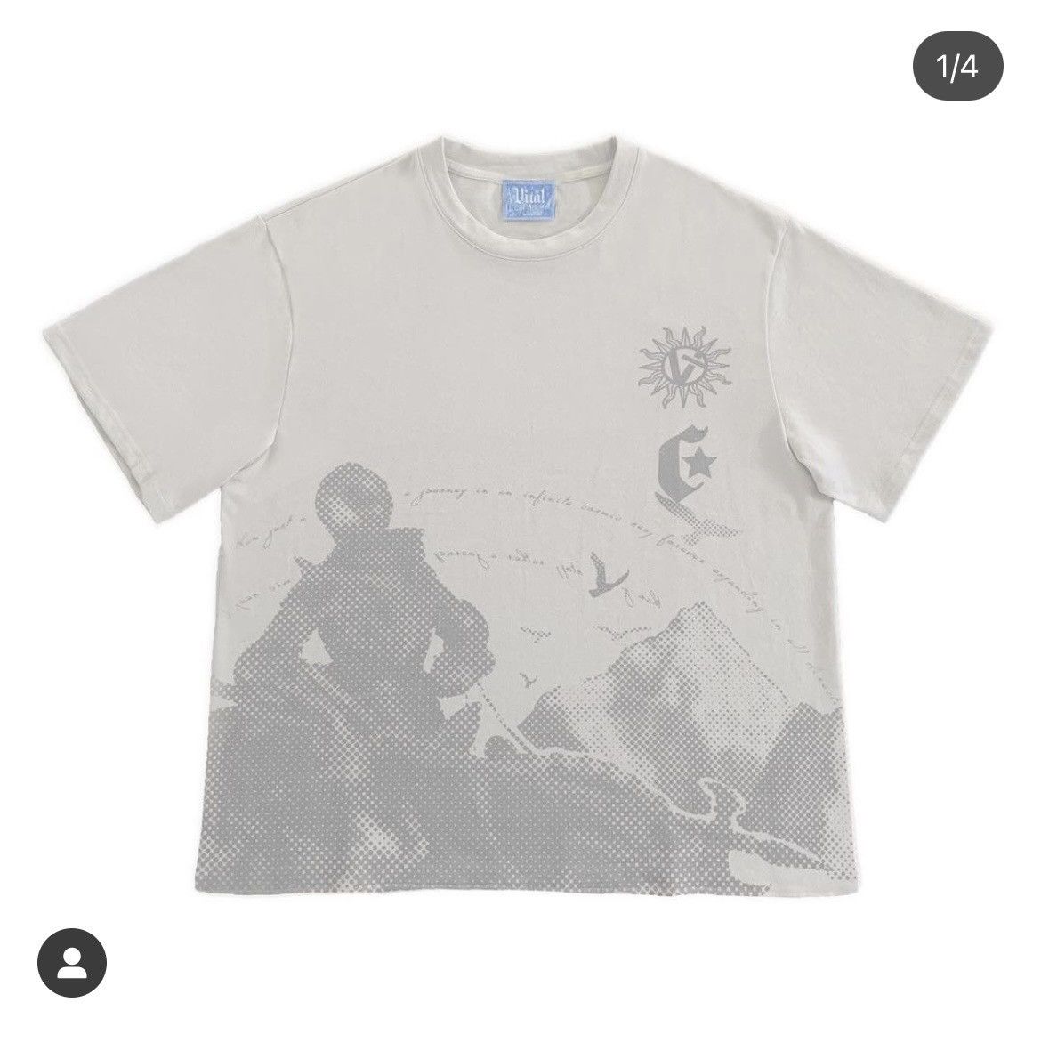 Crash Vancouver ViTAL STUDiOS x CRASH VANCOUVER BOXY ViNTAGE KNiGHT TEE Size US L / EU 52-54 / 3 - 7 Thumbnail