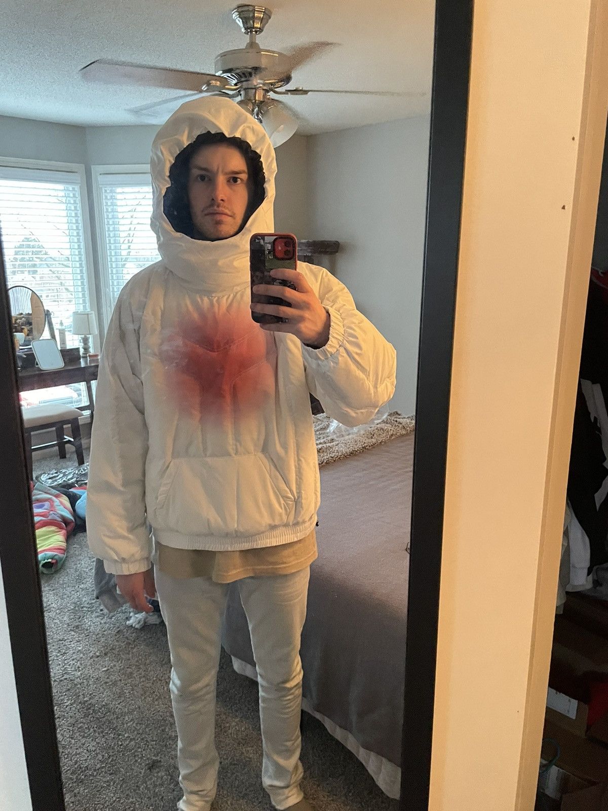 Bad Son BADSON.US HEMORRHAGE REVERSiBLE DOWN PUFFER PULLOVER HOODiE Size US L / EU 52-54 / 3 - 18 Thumbnail