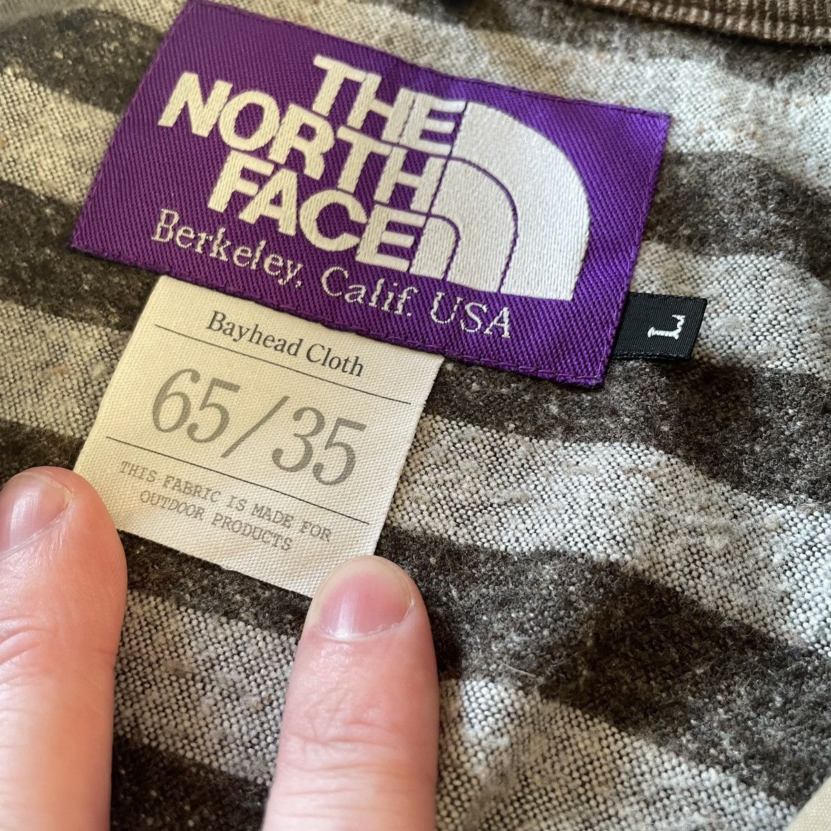 Japanese Brand × Nanamica × The North Face 2011 tnf purple label NP2171N ventile work chore coat jacket Size US L / EU 52-54 / 3 - 4 Thumbnail