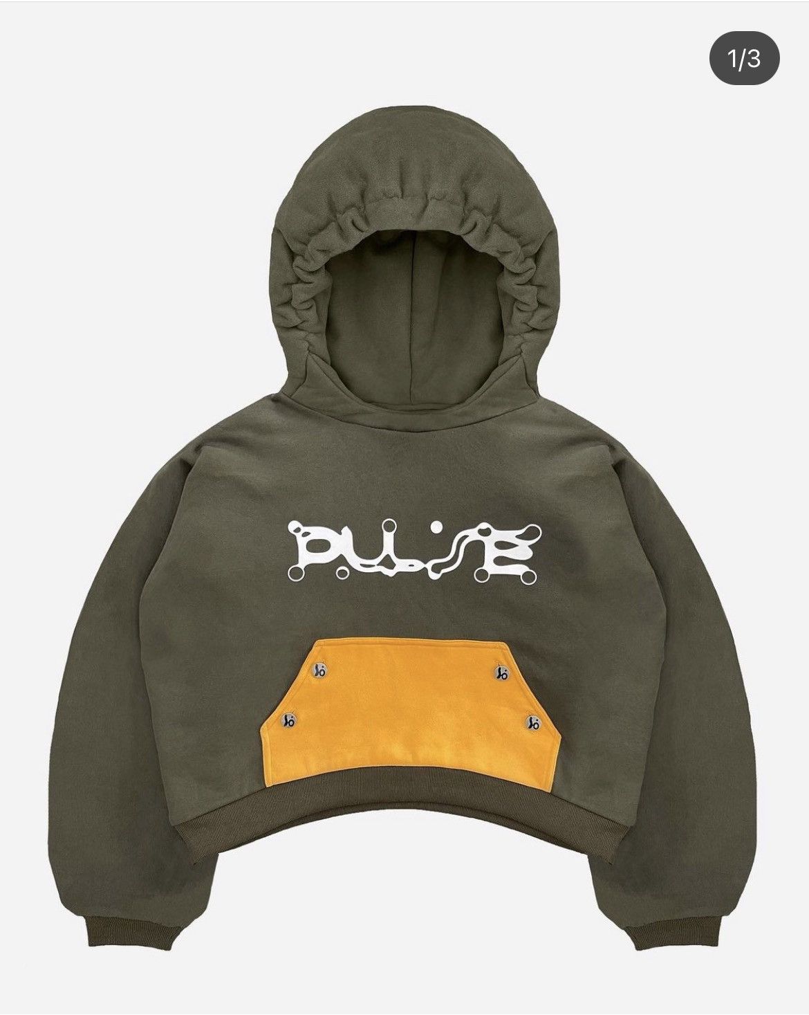 Bad Son BADSON.US PULSE REVERSiBLE BOXY CROPPED HOODiE SWEATSHiRT Size US XL / EU 56 / 4 - 2 Thumbnail