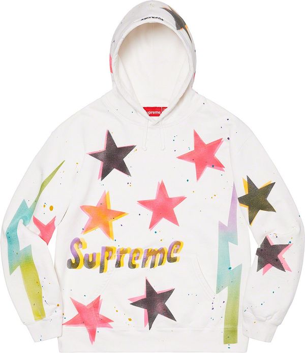 Spray hooded sweatshirt supreme hot sale