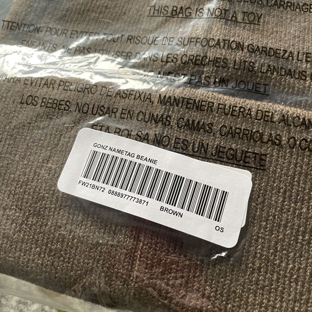 Supreme FW21 Gonz Nametag Beanie Size ONE SIZE - 2 Thumbnail