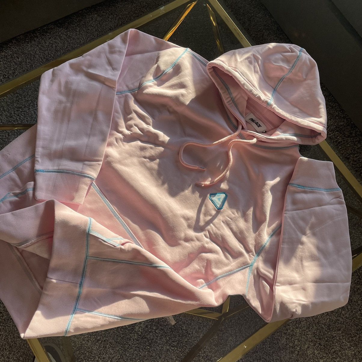 Palace Miami Vice Neo Contrast Stitch Hood triferg patch sweatshirt Size US L / EU 52-54 / 3 - 4 Thumbnail