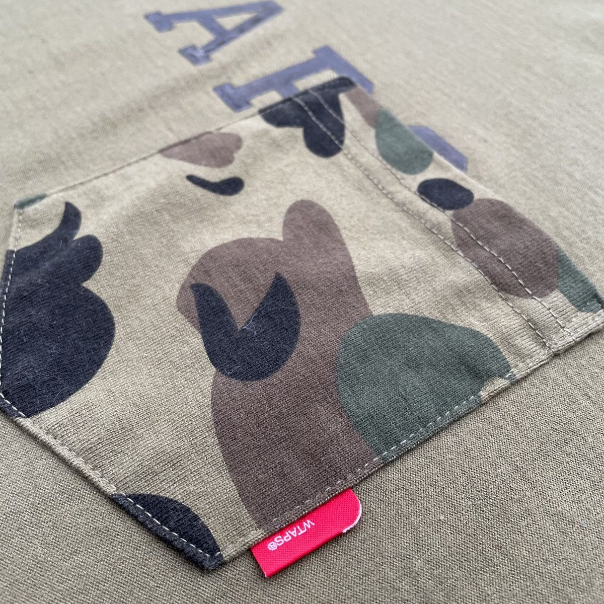 Bape × Wtaps WTAPS vs A BATHiNG APE double-sided heavyweight tee 1st camo Size US XL / EU 56 / 4 - 8 Thumbnail