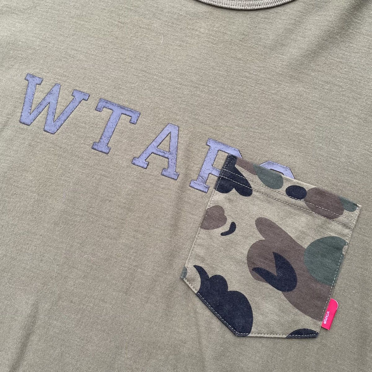 Bape × Wtaps WTAPS vs A BATHiNG APE double-sided heavyweight tee 1st camo Size US XL / EU 56 / 4 - 7 Thumbnail