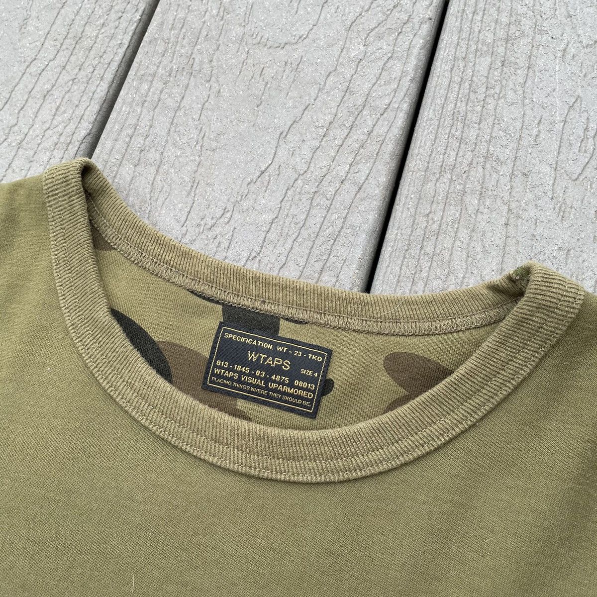 Bape × Wtaps WTAPS vs A BATHiNG APE double-sided heavyweight tee 1st camo Size US XL / EU 56 / 4 - 10 Thumbnail