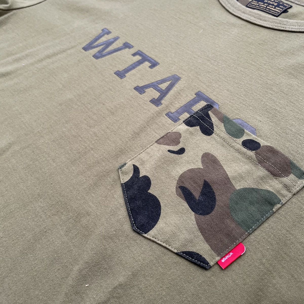 Bape × Wtaps WTAPS vs A BATHiNG APE double-sided heavyweight tee 1st camo Size US XL / EU 56 / 4 - 1 Thumbnail