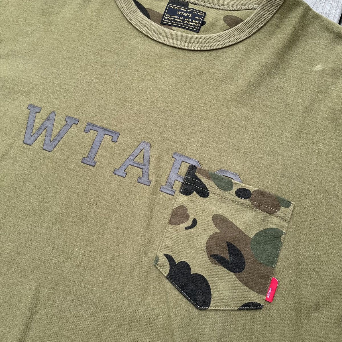 Bape × Wtaps WTAPS vs A BATHiNG APE double-sided heavyweight tee 1st camo Size US XL / EU 56 / 4 - 6 Thumbnail