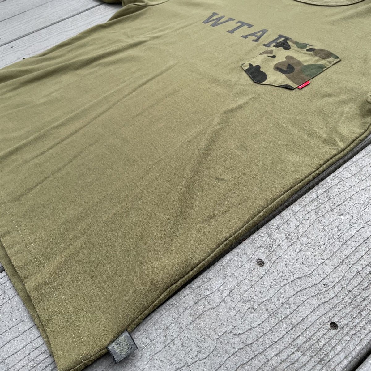 Bape × Wtaps WTAPS vs A BATHiNG APE double-sided heavyweight tee 1st camo Size US XL / EU 56 / 4 - 3 Thumbnail