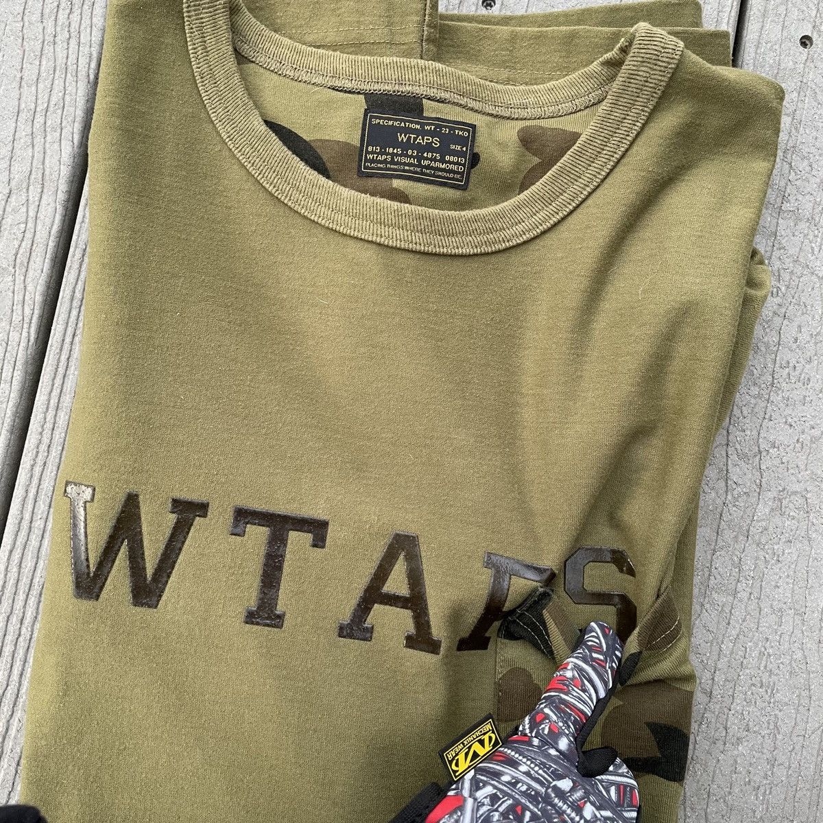 Bape × Wtaps WTAPS vs A BATHiNG APE double-sided heavyweight tee 1st camo Size US XL / EU 56 / 4 - 18 Thumbnail