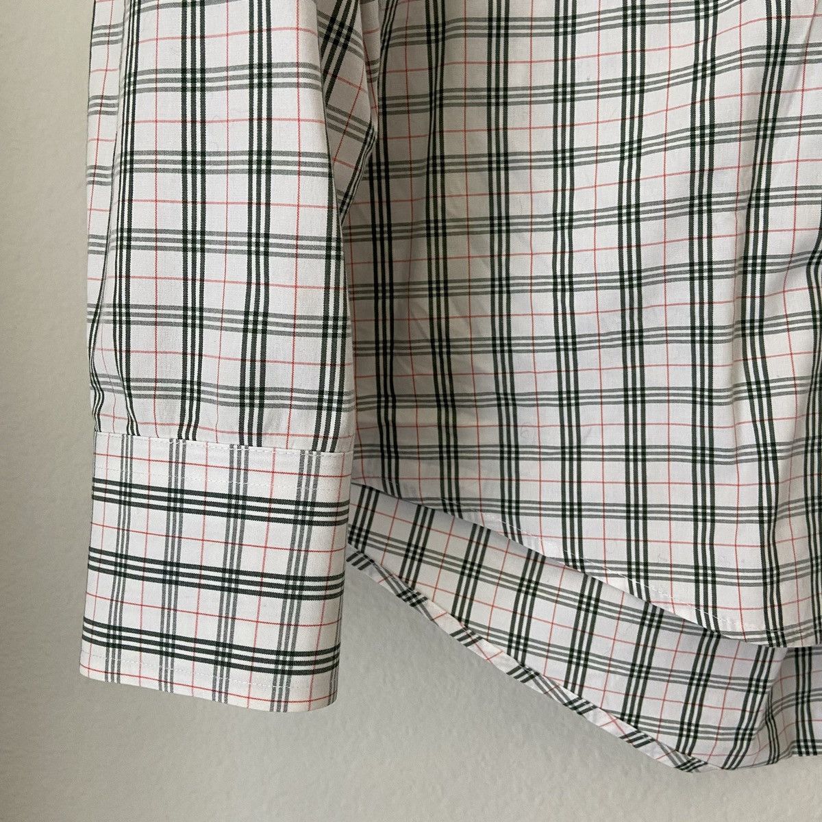 Southern Tide 🆕 Southern Tide Button Down - White w/ Green & Orange Plaid Size US L / EU 52-54 / 3 - 8 Thumbnail