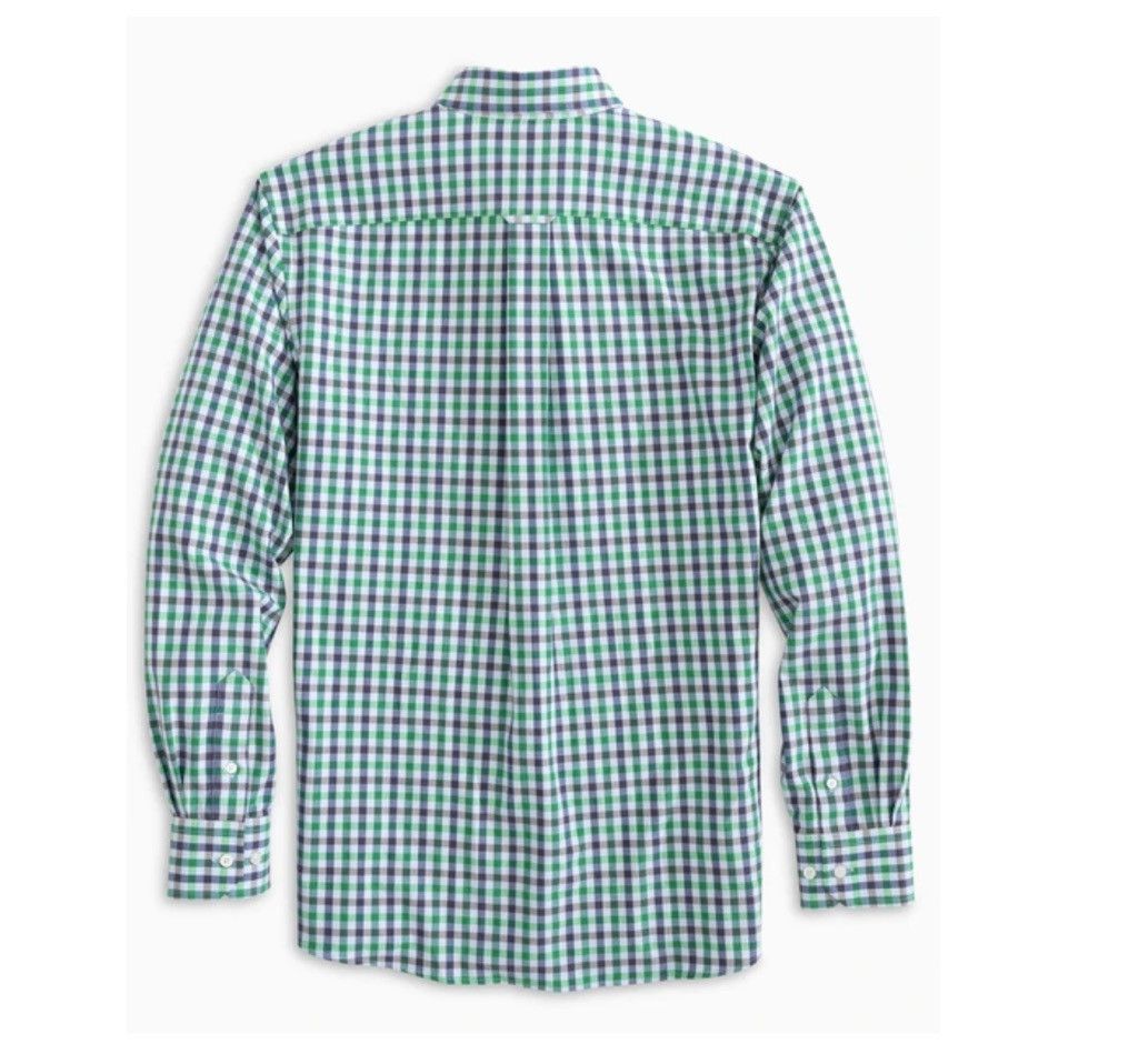 Southern Tide 🆕 Southern Tide Gingham Button Down Shirt -White,Blue,Green Size US L / EU 52-54 / 3 - 3 Thumbnail