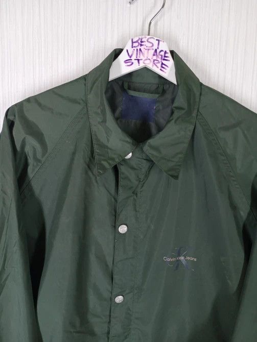 Calvin Klein VINTAGE CALVIN KLIEN BIG LOGO RAINCOAT JACKET Size US XL / EU 56 / 4 - 6 Thumbnail