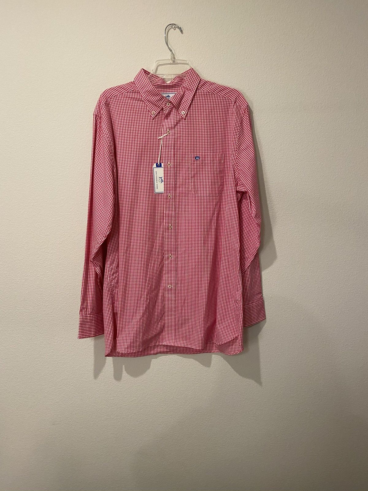 Southern Tide 🆕 Southern Tide Checkered Button Down - Pink & White Size US L / EU 52-54 / 3 - 6 Thumbnail