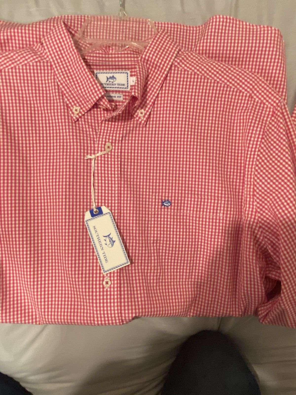 Southern Tide 🆕 Southern Tide Checkered Button Down - Pink & White Size US L / EU 52-54 / 3 - 8 Thumbnail