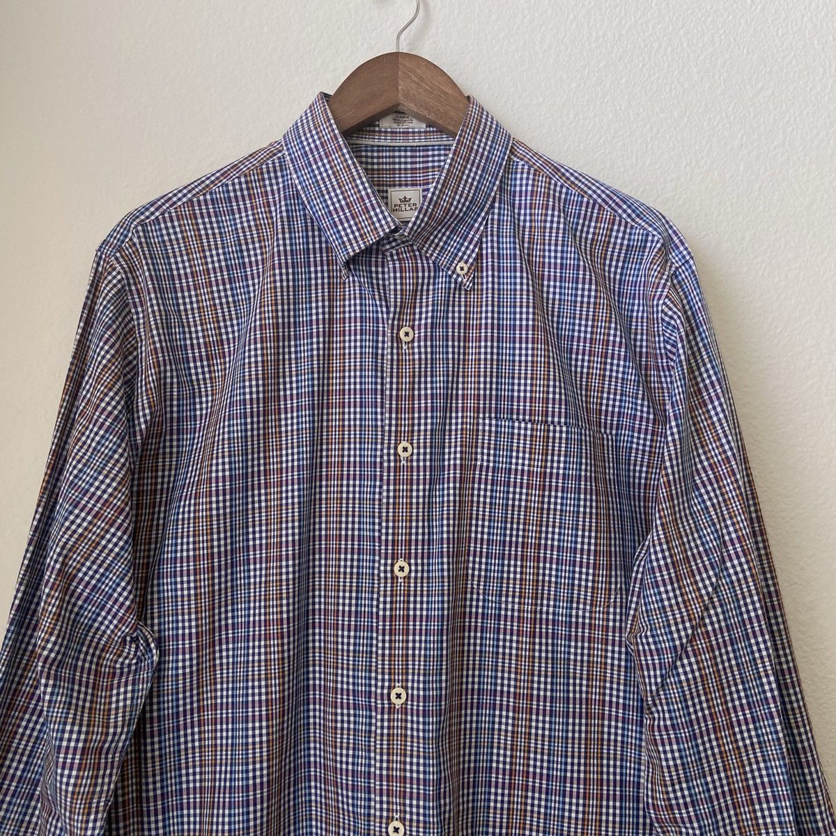 Peter Millar 🆕 Peter Millar Plaid Button Down Dress Shirt Size US L / EU 52-54 / 3 - 3 Thumbnail