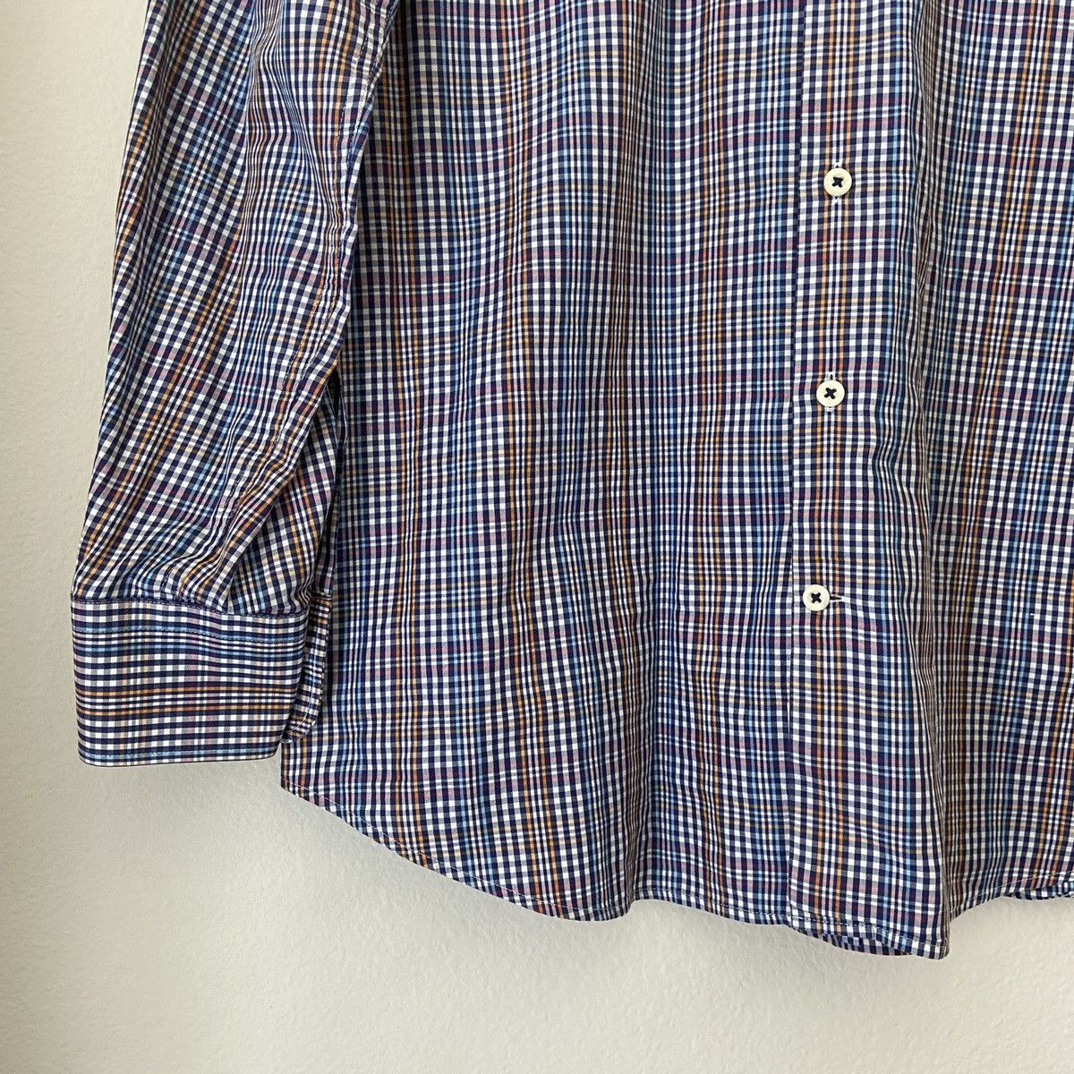 Peter Millar 🆕 Peter Millar Plaid Button Down Dress Shirt Size US L / EU 52-54 / 3 - 5 Thumbnail