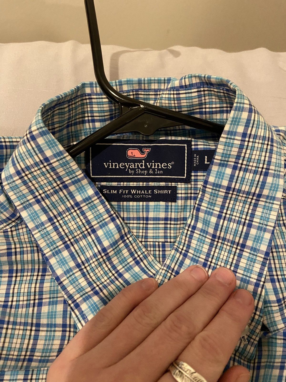 Southern Tide 🆕 w/ Tags Vineyard Vines Blue Plaid Button Down Size US L / EU 52-54 / 3 - 8 Thumbnail