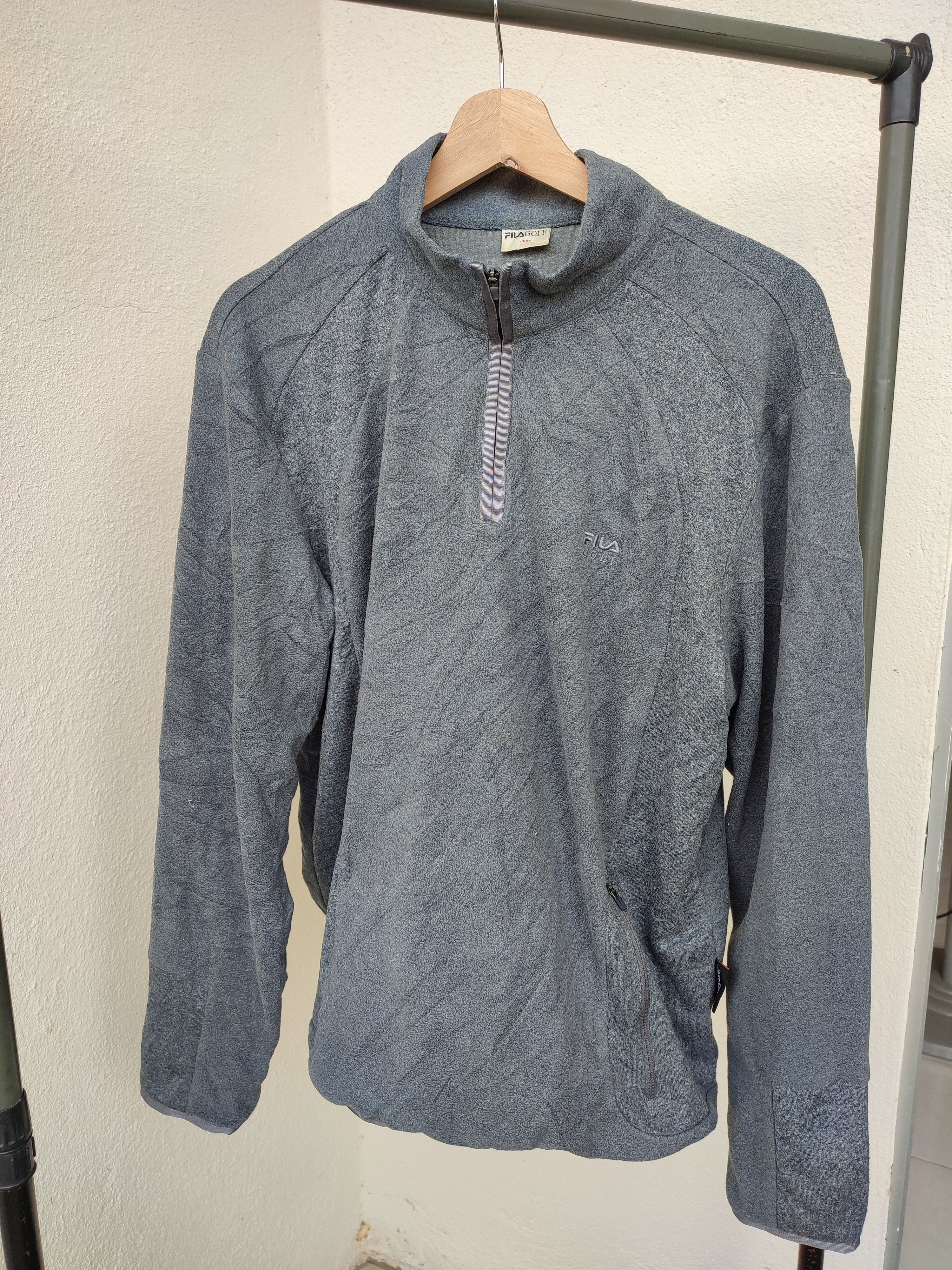 Vintage Fila Golf Embroidered Fleece Half Zipper