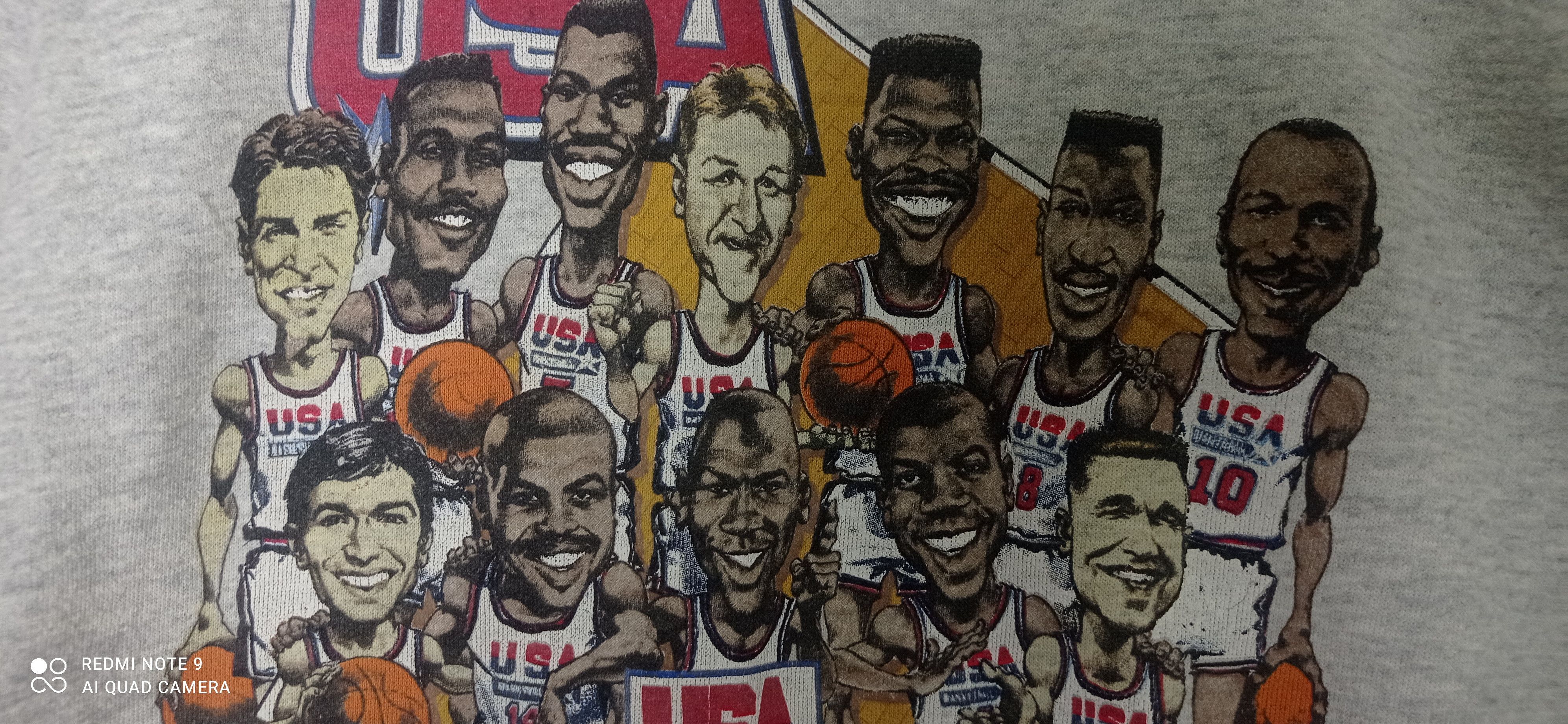 NBA × Salem Sportswear × Vintage Vintage 1992 Usa Basketball Dream Team Sweatshirt Size US L / EU 52-54 / 3 - 7 Thumbnail