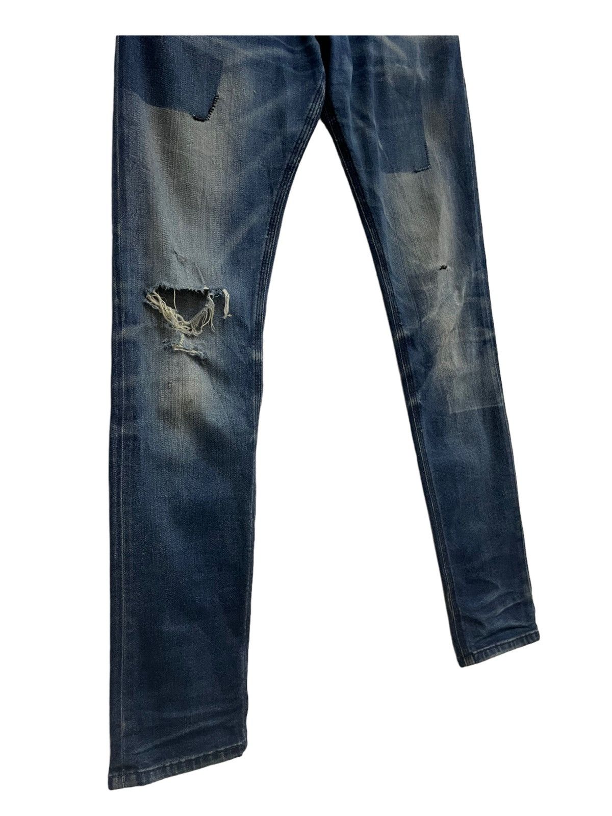 Diesel 💥DIESEL DISTRESSED SKINNY DENIM JEAN Size US 30 / EU 46 - 6 Thumbnail
