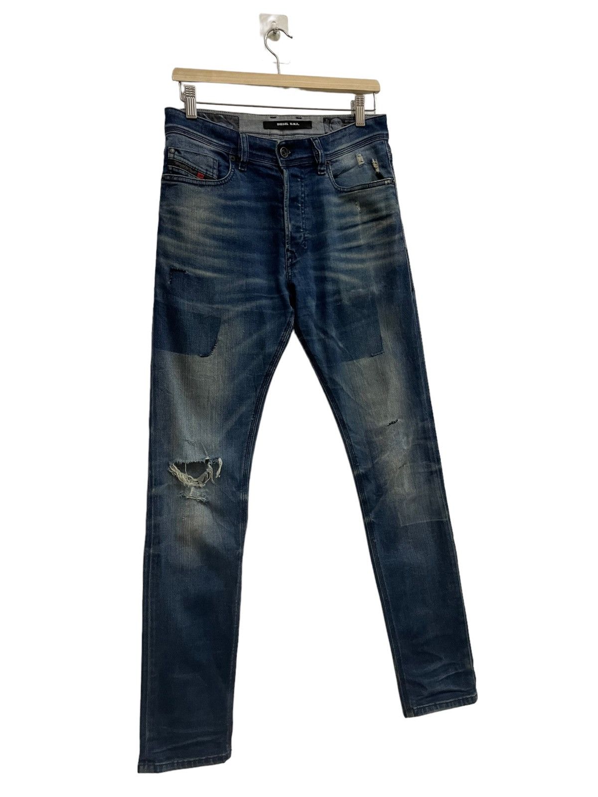 Diesel 💥DIESEL DISTRESSED SKINNY DENIM JEAN Size US 30 / EU 46 - 4 Thumbnail