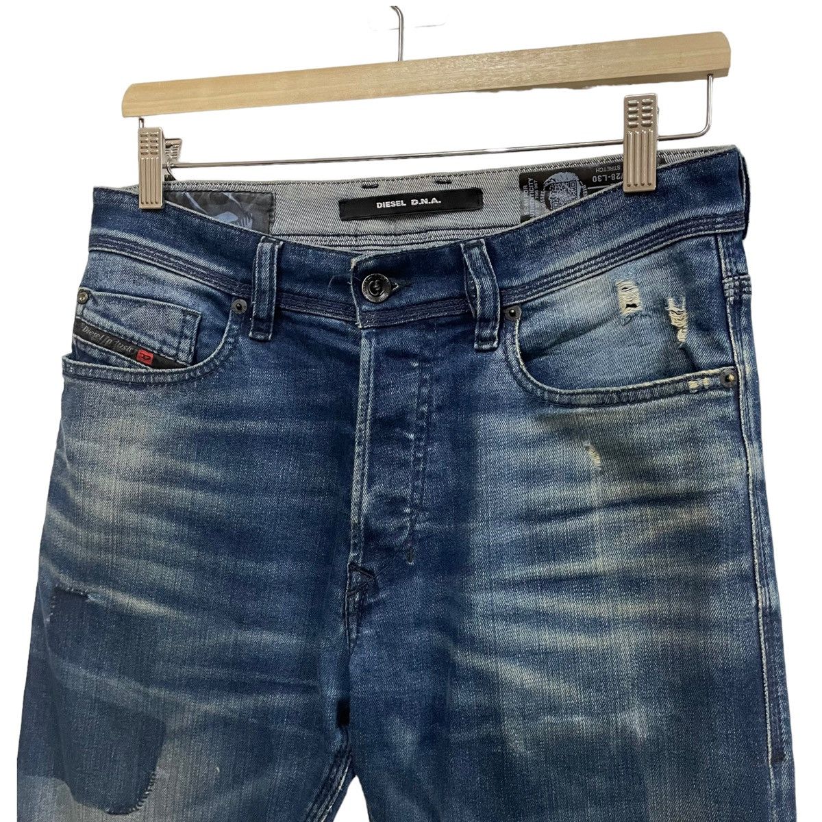 Diesel 💥DIESEL DISTRESSED SKINNY DENIM JEAN Size US 30 / EU 46 - 5 Thumbnail