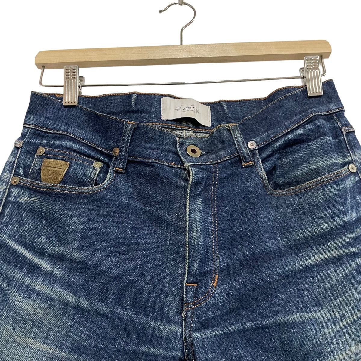 April 77 💥 Aprill 77 Johnny Hi-Standard Zipper Skinny Jeans Size US 28 / EU 44 - 6 Thumbnail